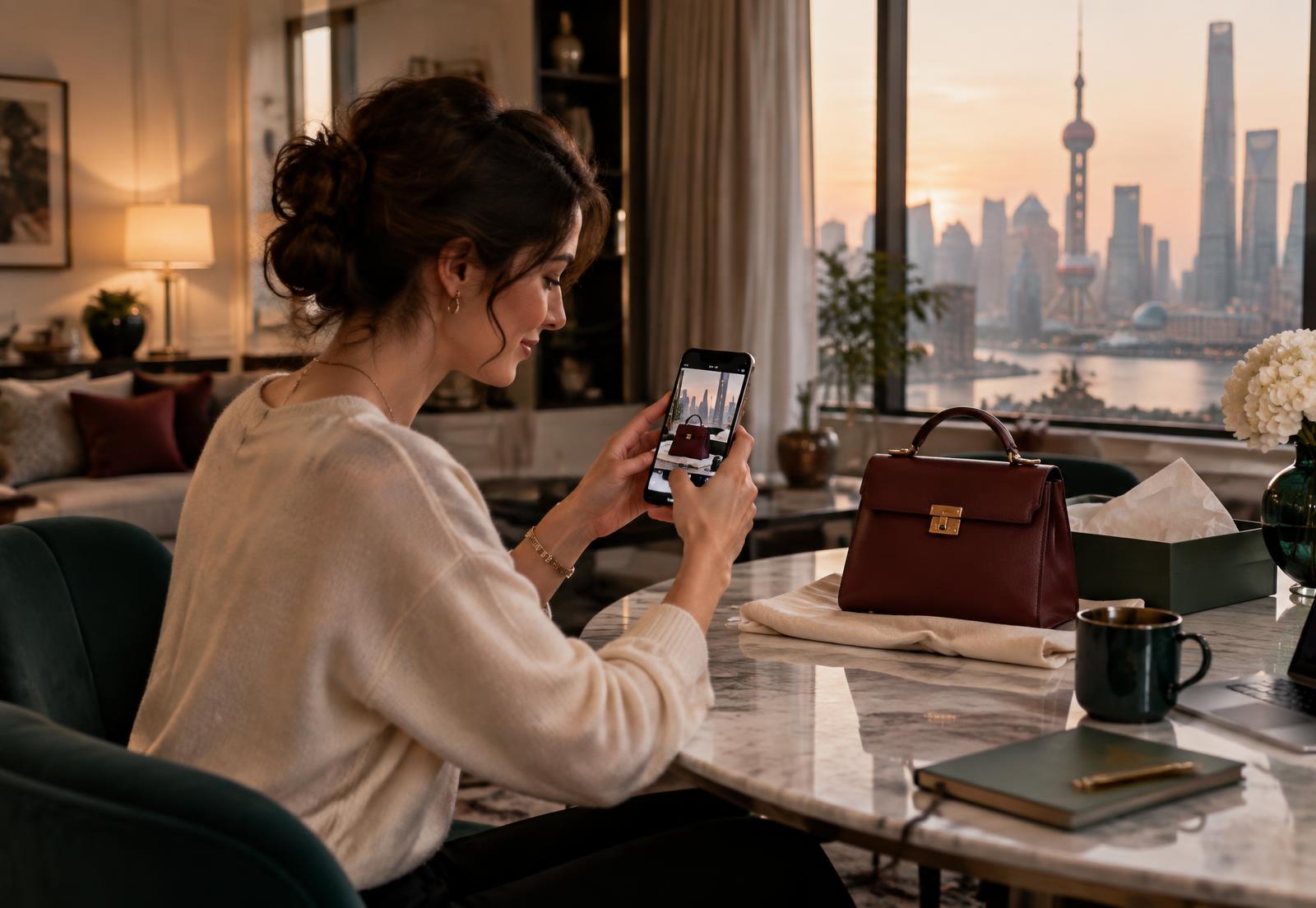 Cliente MASS préparant une demande depuis son téléphone